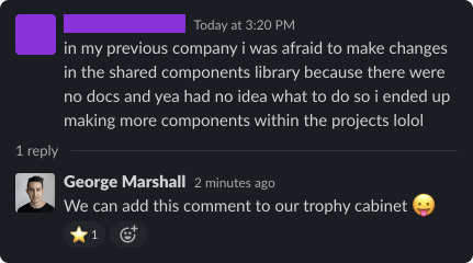 slack comment